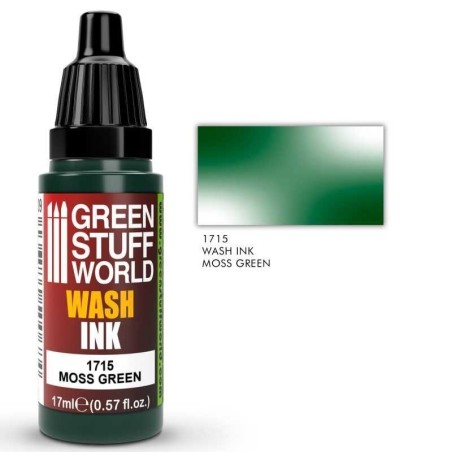 Green Stuff Word - Wash Ink - Moss Green - 1715