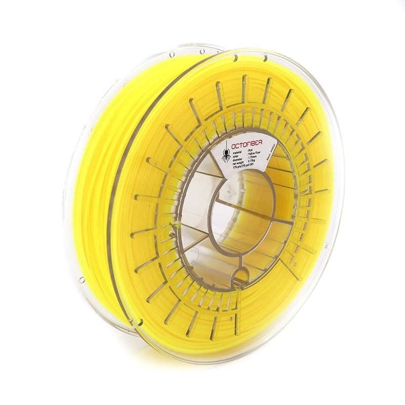 Octofiber - PLA - Jaune Fluo (Yellow Fluor) - 1.75 mm - 750 g