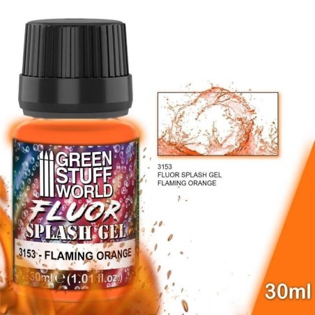 Green Stuff Word - Splash Gel - Flaming Orange - 3153