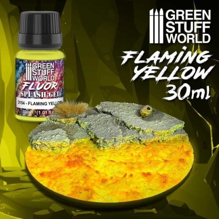 Green Stuff Word - Splash Gel - Flaming Yellow - 3154