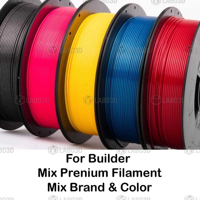 PLA Standard - Mix Prenium For Builder - 1.75mm - 1 Kg PLA Standard - Mix Prenium For Builder - 1.75mm - 1 Kg