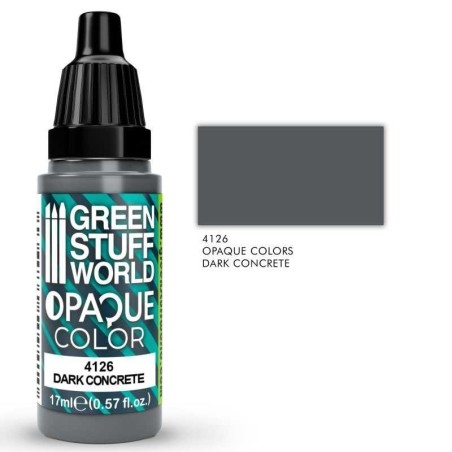 Green Stuff Word - Opaque Colors - Dark Concrete - 4126