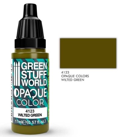 Green Stuff Word - Opaque Colors - Wilted Green - 4123