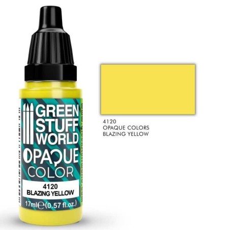 Green Stuff World - Opaque Colors - Blazing Yellow - 4120