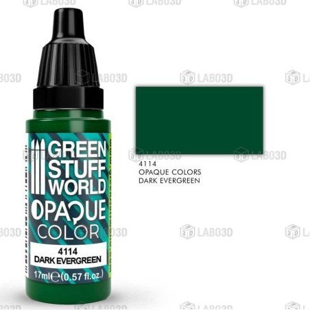 Green Stuff World - Couleurs opaques - Dark Evergreen - 4114