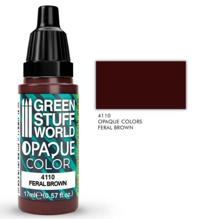Green Stuff World - Opaque Colors - Feral Brown - 4110