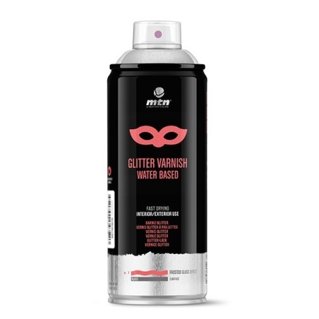 MTN PRO vernis glitter à paillettes - Or - 400ml
