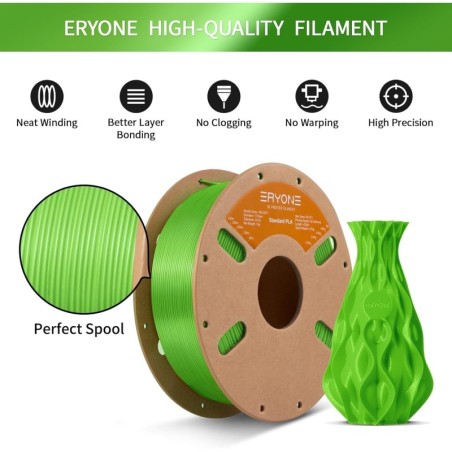 Eryone - PLA Standard - Vert Pomme (Apple Green) - 1.75mm - 1 Kg