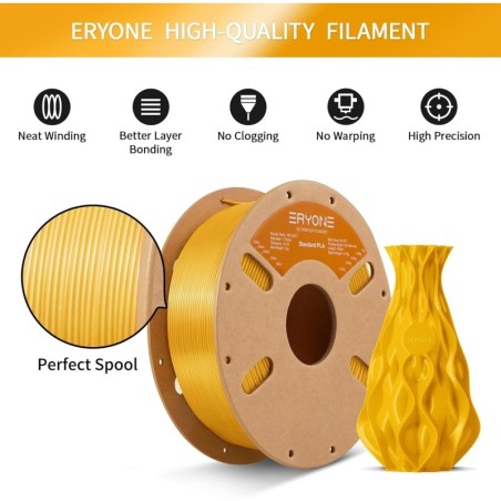 Eryone - PLA Standard - Mango Yellow - 1.75mm - 1 Kg