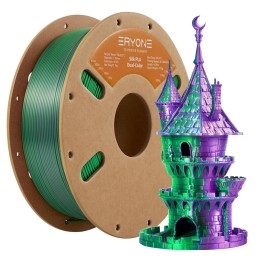 Eryone - PLA Silk Dual-Color - Violet & Vert (Purple & Green) - 1.75mm - 1 Kg