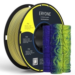 Eryone - PLA Matte Dual-Color - Bleu & Jaune (Blue & Yellow) - 1.75mm - 1 Kg