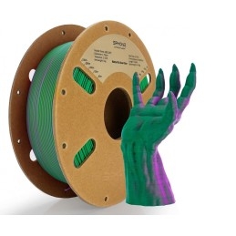 Eryone - PLA Matte Dual-Color - Vert & Fuchsia (Green & Fuchsia) - 1.75mm - 1 Kg