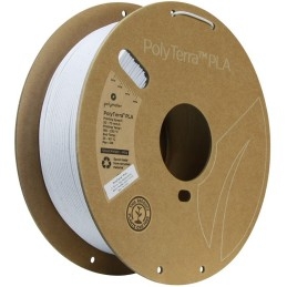 Polymaker PolyTerra - PLA - Marble White - 1.75mm - 1 Kg