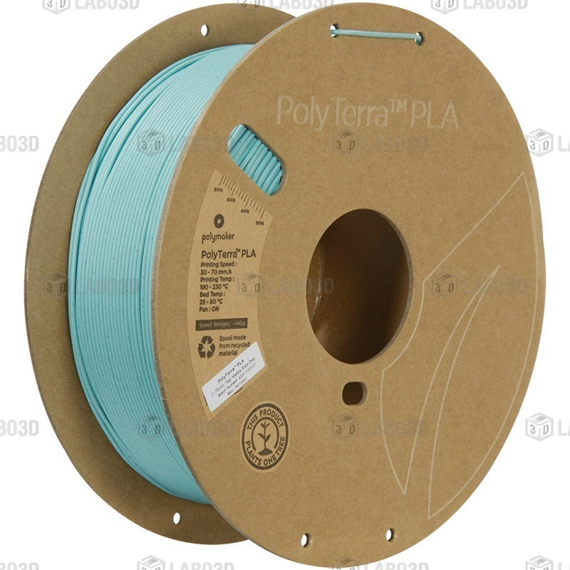Polymaker PolyTerra - PLA - Marble Slate Grey - 1.75mm - 1 Kg Polymaker PolyTerra - PLA - Marble Slate Grey - 1.75mm - 1 Kg