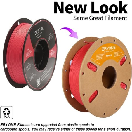 Eryone - PLA Matte - RED - 1.75mm - 1 Kg
