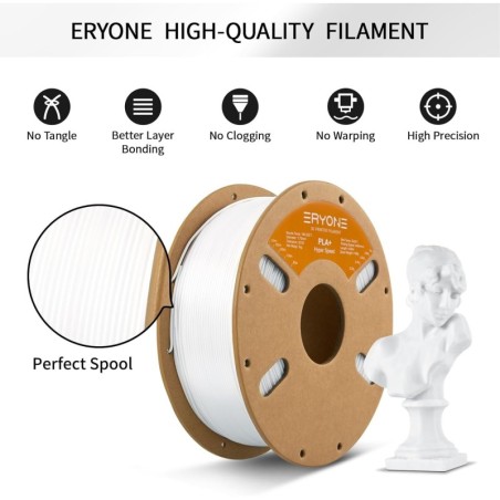 Eryone - PLA+ High Speed - White - 1.75mm - 1 Kg