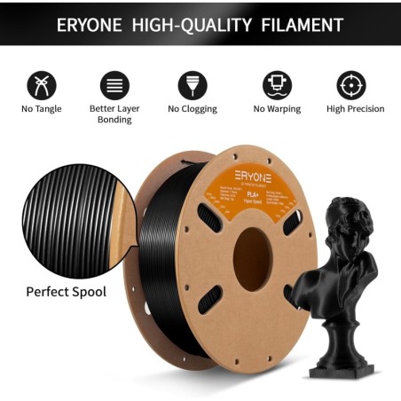 Eryone - PLA+ High Speed - Noir (Black) - 1.75mm - 1 Kg