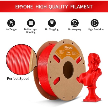 Eryone - PLA+ High Speed - Rouge (Red) - 1.75mm - 1 Kg