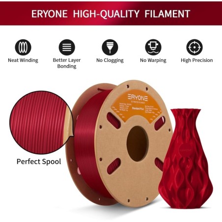 Eryone - PLA Standard - Rouge Rose (Rose Red) - 1.75mm - 1 Kg
