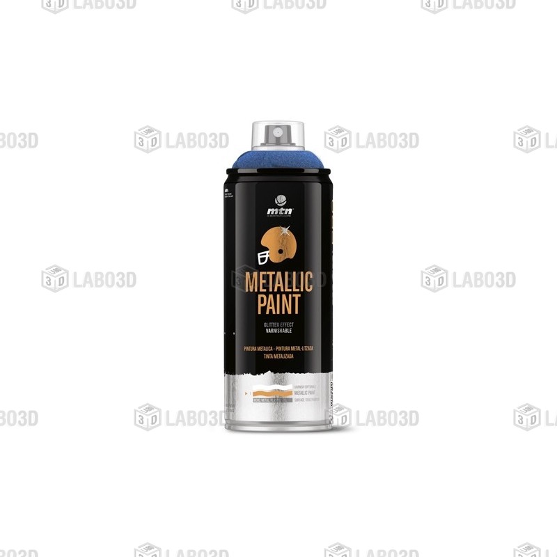 MTN Pro Metallic Paint - Bleu métallisé (Dark Blue) - R-5026 - 400ML MTN Pro Metallic Paint - Bleu métallisé (Dark Blue) - R-5026 - 400ML
