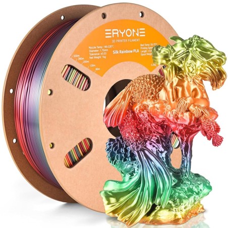 Eryone - PLA - Silk Arc-en-ciel - Palette Rainbow - 1.75mm - 1 Kg