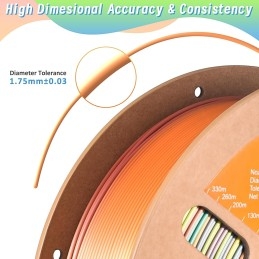 Eryone - PLA - Silk Arc-en-ciel - Mountain Mirage Rainbow - 1.75mm - 1 Kg