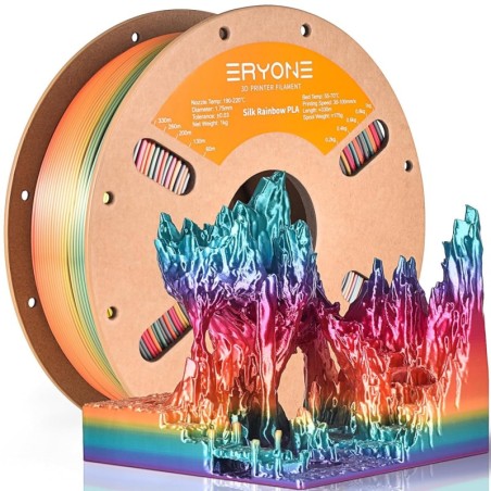 Eryone - PLA - Silk Arc-en-ciel - Waterfall Rainbow - 1.75mm - 1 Kg