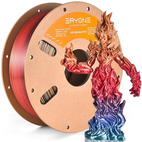 Eryone - PLA - Silk Sunset Rainbow - 1.75mm - 1 Kg