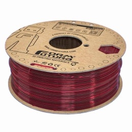 FormFutura - EasyFil ePETG - Rouge Transparent (Transparent Red) - 1.75 mm - 1Kg