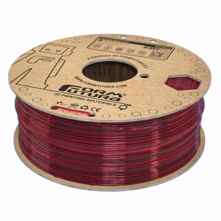 FormFutura - EasyFil ePETG - Transparent Red - 1.75 mm - 1Kg