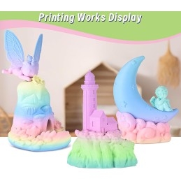 Eryone - PLA Matt - Arc-en-ciel Watercolor Rainbow Matt - 1.75mm - 1 Kg